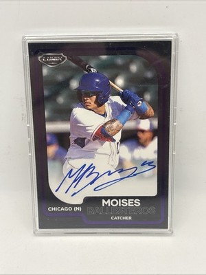 2024 Pulse Moises Ballesteros LA-MOB Purple 01/05 Chicago Cubs Rookie Auto RC AU