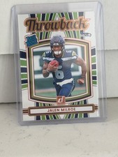 2025 Panini Donruss - Rated Rookies Throwbacks Jalen Milroe #18 (RC)