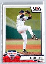 2019 Panini USA Baseball Stars & Stripes 4 Mason Feole Baseball Card