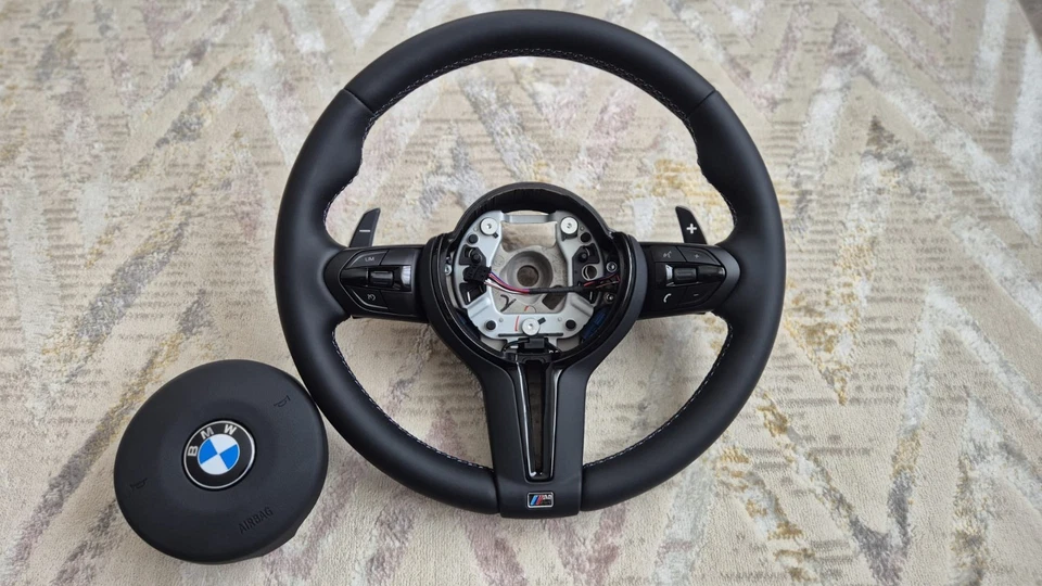BMW M sport steering wheel with shift paddles 3 F30 F31 F34 4 F32 F33 F36 - Image 2 of 4