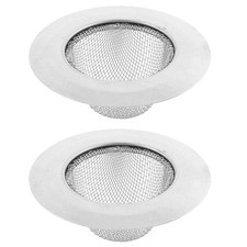 Bathtub Basin Sink Garbage Strainer Drain Stopper 90mm Dia 2pcs