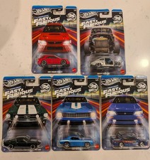 Hot Wheels 2026 Silver Fast  Furious Dream Lineup Set of 5