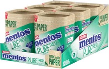 MENTOS GUM - Pure Fresh Chewing Gum - Crisp Outer Shell and Liquid Filled Centre