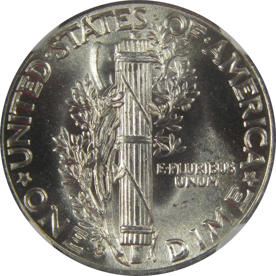 1937 S Mercury Dime MS 66 FB NGC Silver Uncirculated SKU:I23191 - Image 4 of 4