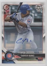 2018 Topps Holiday Bowman Auto 14/99 Charcer Burks #TH-CB Auto 5l1