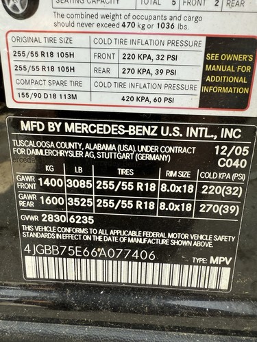 Mercedes W251 R350 R500 GL450 ML550 Gateway Control Module 1645406745 06-09 OEM - Picture 7 of 8