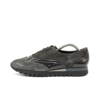 Paul Green Damen Brogues Oxford Dunkelgrau Niedrig Klassiker EU 38