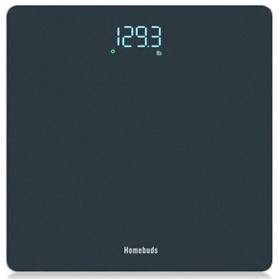 Digital Bathroom Scale Body Weight 400lb Blue LED Display Auto Shut Off