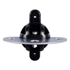 Horizont Gate Handle Insulator With Metal Plate Black Wire 2,5mm 2 Pcs
