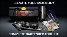 Bartender Kit ( Tool Box ) (Tin & Glass) Edition