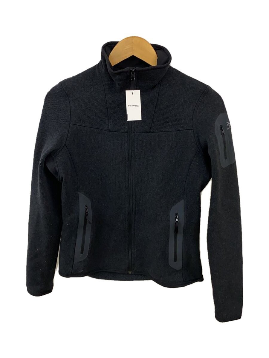 ARC'TERYX Covert Fleece Cardigan Giacca Blu Logo Poliestere Taglia S #EG CZA