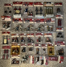 Lemax Poly-Resin Figurine Christmas Village Figure Accessory Set LOT