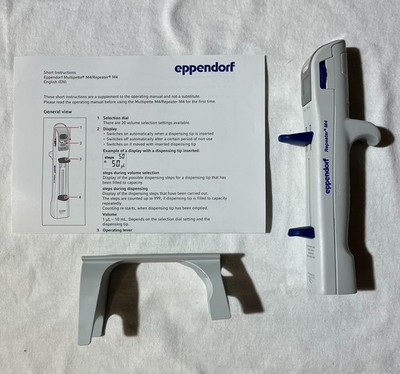 Eppendorf Repeater M4 1uL-10mL Digital Pipettor