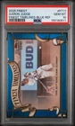 2025 Topps Finest #FT-11 Aaron Judge Finest Timelines Blue Refractor /99 PSA 10