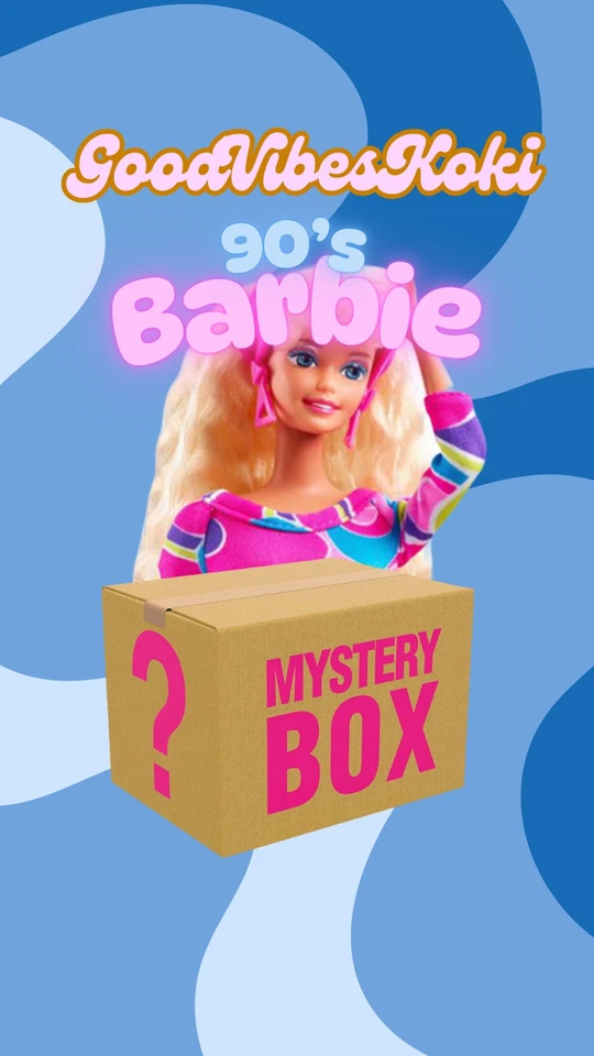 Caja misteriosa Barbie años 90 una sorpresa perfecta embalada y lista por mí. Foto 2 de 4