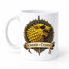 Funny Mug Gift Idea Present Coffee Tea Mug Summer Is Coming M114