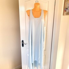 Athleta Presidio Dress – Sky Blue Flowy Summer Racerback – Size M NWT