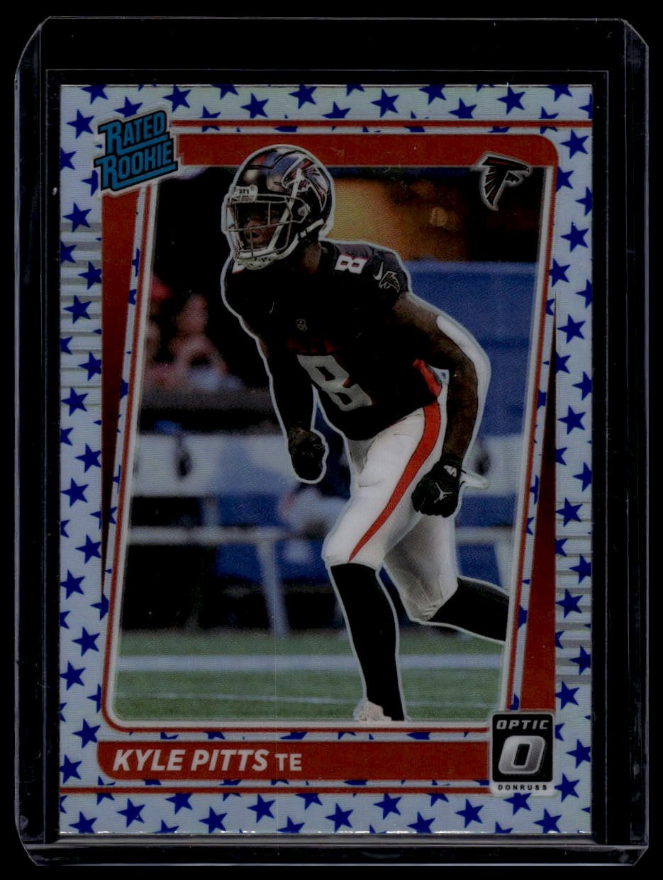 2021 Donruss Optic #211 Kyle Pitts Stars Rated Rookie