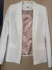 Lauren Conrad No Button Notch Collar Open Front Blazer Career Work Wear Size 4