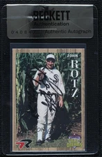 BAS 1999 Grandstand/Ringor Field of Dreams John Rotz Seal of Authenticity 3c7