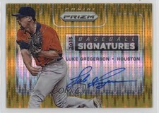 2015 Panini Prizm Baseball Signatures Gold Pulsar 4/10 Luke Gregerson Auto 0c2