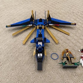 LEGO NINJAGO: Jay's Storm Fighter (9442) 99% Complete