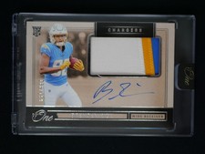 2024 Panini One Football #29 Brenden Rice Jumbo Patch Auto RC /199