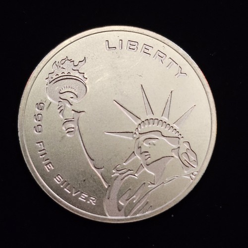 1 Oz Silbermedaille Asahi Freedom Liberty 0,999 Fein 1 Feinunze Eagle Freedom - Bild 1 von 4