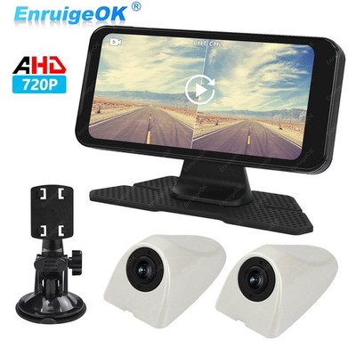 Auto Seitenansicht Toter Winkel Links Rechts Kamera+6,25'' Split Aufnahm Monitor