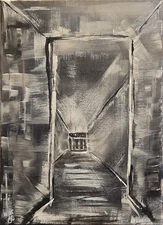 Original Dream Art 12 x 16 Canvas Abstract Expressionism Home Decor Painting