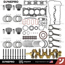 For Hyundai Sonata Kia G4kh 2.0l Turbo Engine Rebuild Kit Crankshaft Pistons
