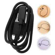 5Pcs Magnetic USB Charging Cable Fast Charge for Smartwatch Black Durable ABS