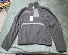Travis Scott CACT.US CORP x Nike 1/4 Zip Fleece Jacket "Phantom" Size Large