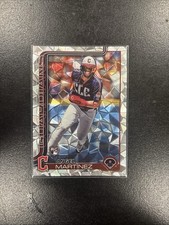 2025 Topps Series 1 #27 Angel Martinez Diamante Foil Guardians RC
