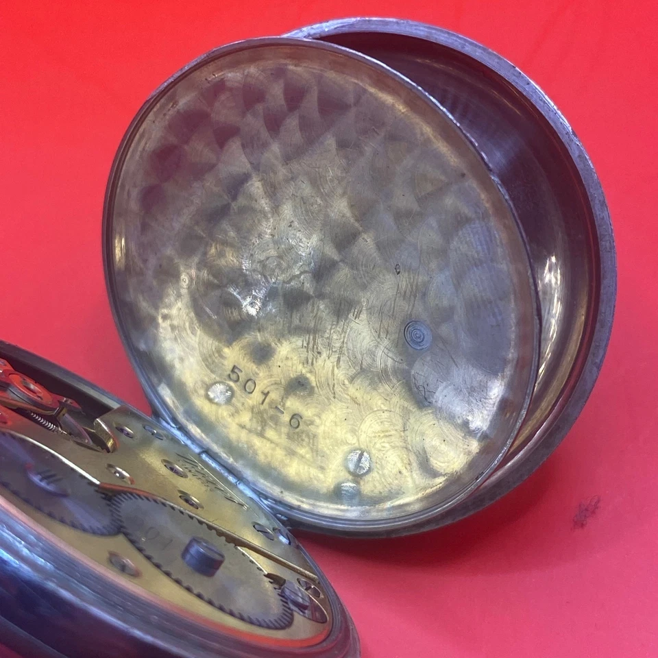 Vintage TISSOT ‘Antimagnetique’ Pocket Watch RUNNING PERFECT 1900-1940 RARE - image 4 of 4