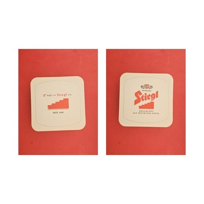 Stiegl Es muß ein Stiegl sein Brauerei Bierdeckel Beermat