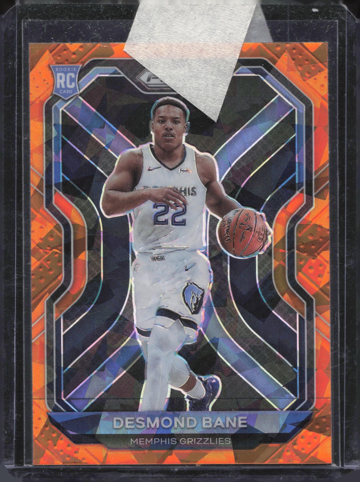 2020-21 Panini Prizm #297 Desmond Bane Orange Ice Prizms