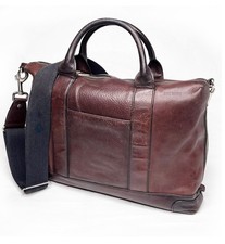 【RARE!】Jack Spade ❖ Original Full Grain Leather Laptop Briefcase Bag *READ*