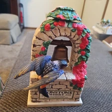 JWD45 VTG Mini Swallow Bird Lionstone Whiskey Decanter Empty 9.5 X 6.5"