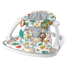 Sit-Me-Up Floor Seat Portable Infant Chair with Toys, Whimsical Forest