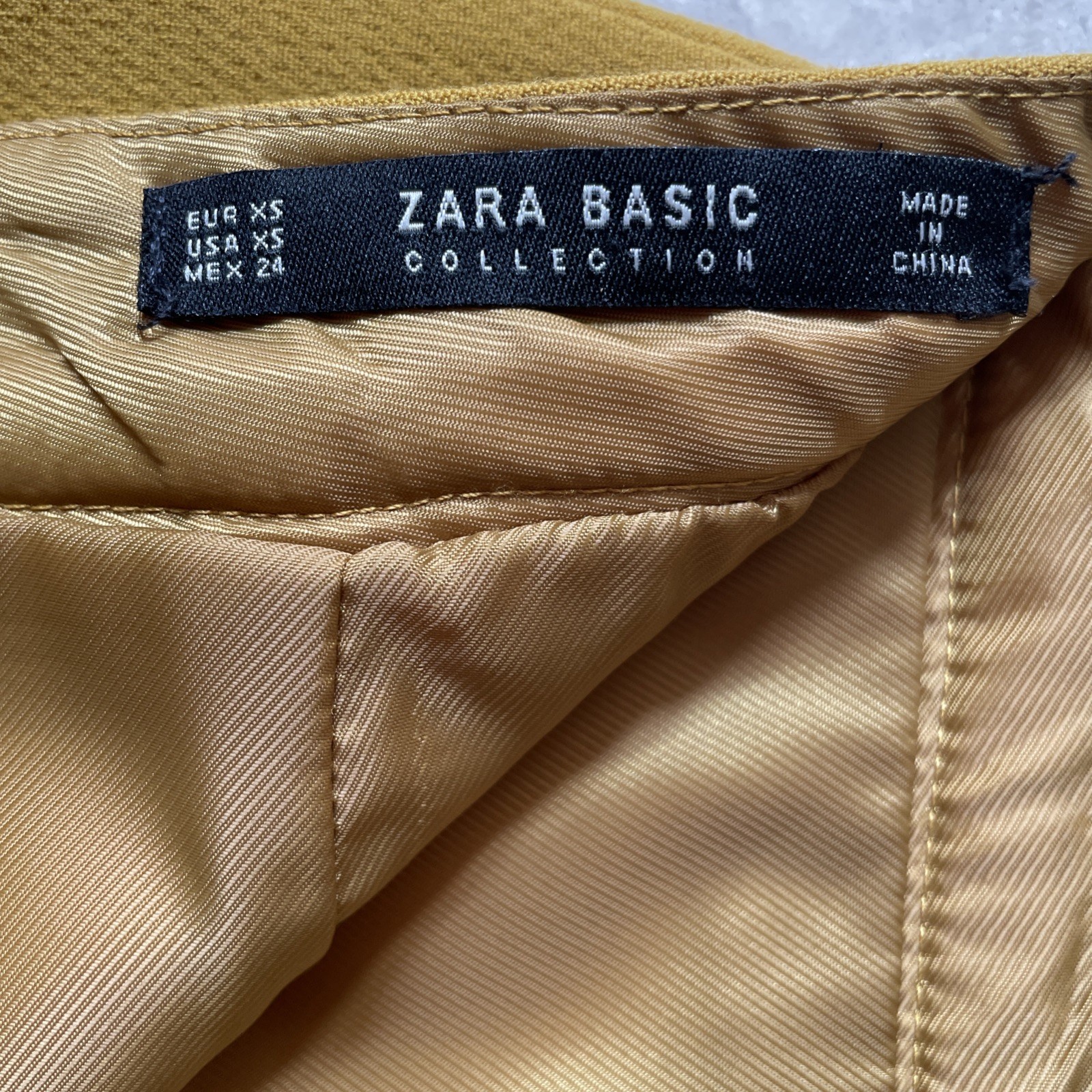 Zara Basic Collection Lined Mini Skirt Size XS Co… - image 11