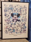 Disneyland Poster: "Thanks Mickey, for 60 Happy Years!" Signed And Stamped — photo 2