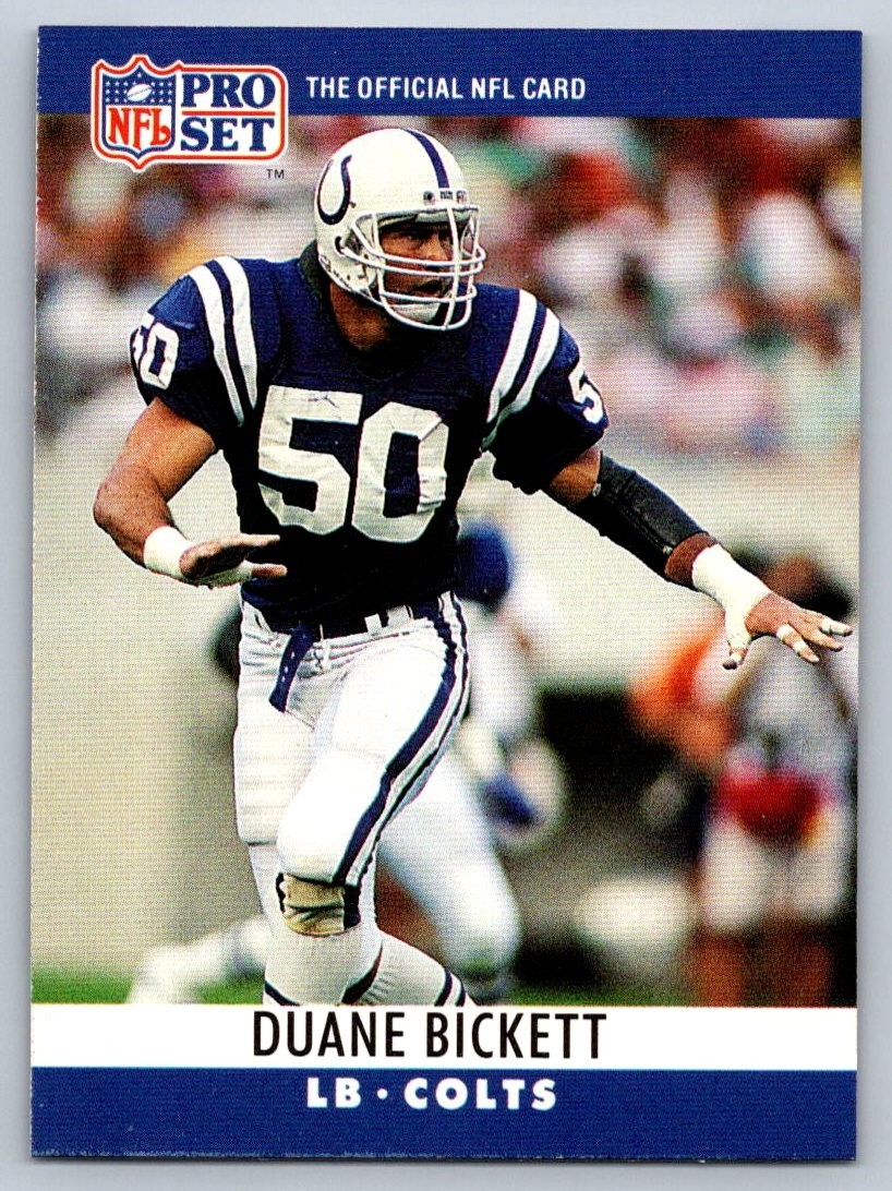 Duane Bickett - 1990 Pro Set #130 - Indianapolis Colts Football Card