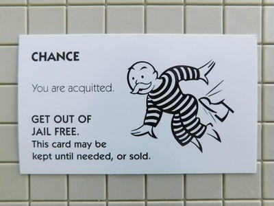 Genuine Monopoly "Get Out of Jail Free" Card (ONE, Var. Editions, Your Choice) Genuine Monopoly "Get Out of Jail Free" Card (ONE, Var. Editions, Your Choice)
