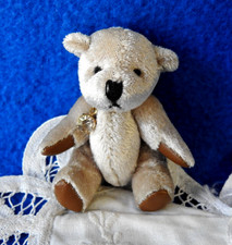 Russ Berrie Teddy Bear of the Month April Diamond Jointed Poseable 3"