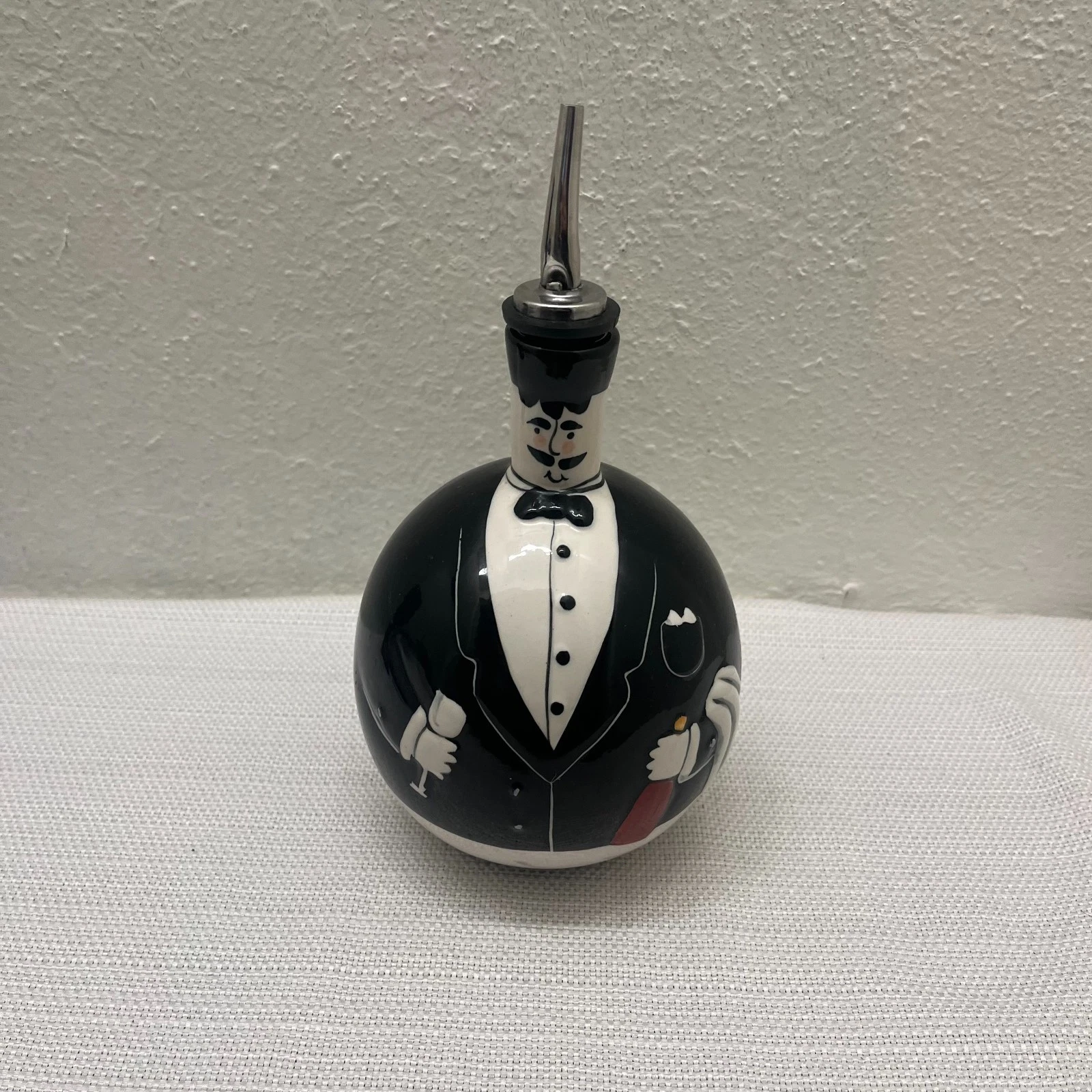 Dansk Butler Waiter oil bottle dispenser drizzler fat Maitre D vinegar decanter