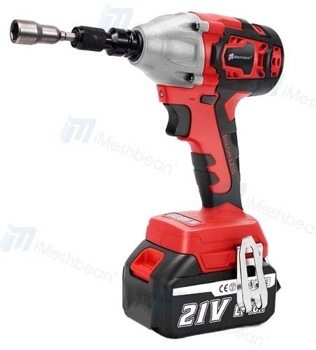 Cordless Electric Impact Wrench Gun 1/2'' High Power Driver W/ 1X Li-ion Battery - Picture 16 of 18