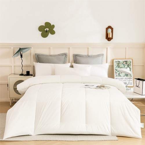 Box Stitched Style Down Alternative Comforter 300 GSM Fill,Size: Queen/ king - 第 17/25 張圖片
