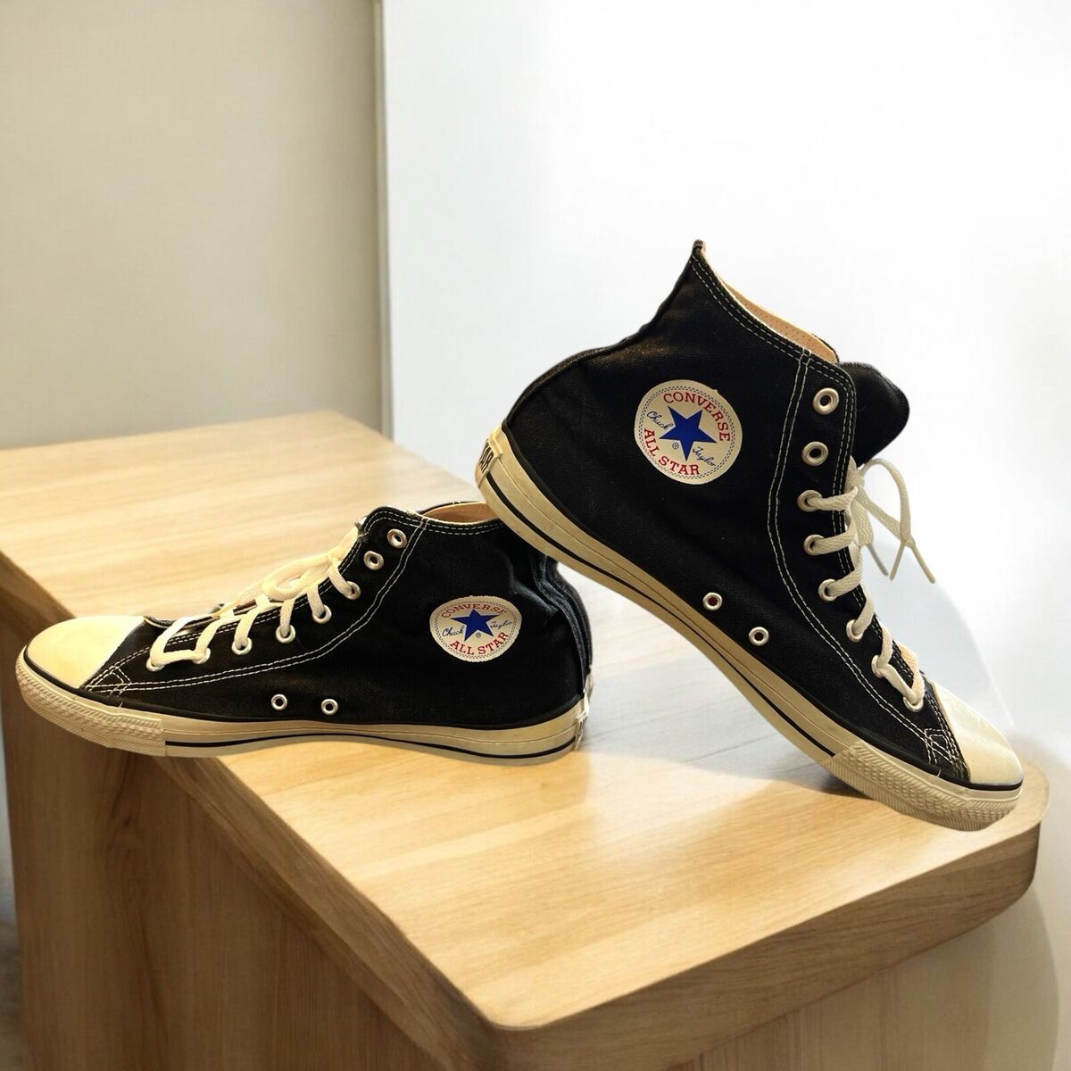 Vintage Converse 80's All Star Made in USA Black Chuck Vintage Converse 80's All Star Made in USA Black Chuck