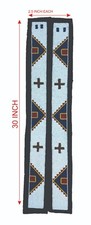 Powwow Handmade American Sioux Bead work for War Shirts / Pants / Leggings BS02